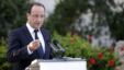 French President Francois Hollande addresses the press as he attends a Mediterranean summit of southern European and North African countries, in Valletta, Malta, October 5, 2012.