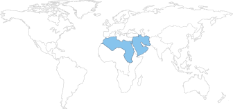 Global map - Middle East and North Africa