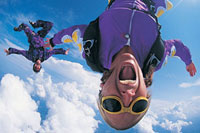 Photo of two Generation X skydivers.