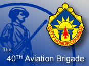 40th Aviation Brigade Crest