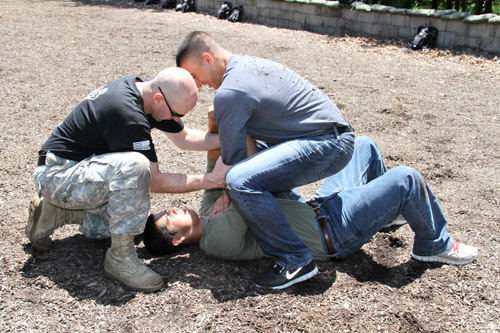 Combatives during Military Day
