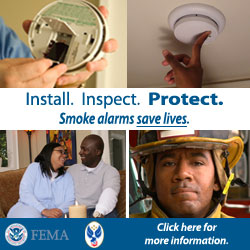 Install. Inspect. Protect. Smoke Alarms Save Lives