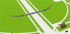 Rendering of National Mall Levee