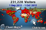 Locations of visitors to this page