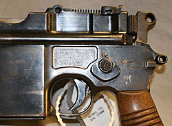 Mauser Machine Pistol, 7.63mm (.3Ocal.) Selector