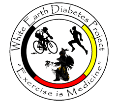 White Earth Diabetes Project - "Exercise is Medicine" logo