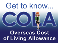 Overseas Cost of Living Allowance graphic