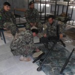 Bridmal Zafar Khan teaches Heavy Machine Gun techniques at 201 Corps and was extremely pleased with his student’s progress.