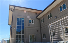 MONTERY, Calif. — A side view of the new general instruction building at the Presidio of Monterey here, April 19, 2012. The U.S. Army Corps of Engineers Sacramento District oversaw construction of the building, used by the Defense Language Institute to teach military personnel foreign languages.