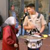 1st Marine Division Band performs on San Francisco street [Image 1 of 9]