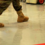 A new, glossy surface paves the floors of the Kandahar Regional Military Hospital in southern Afghanistan, May 3.