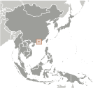 Location of Hong Kong