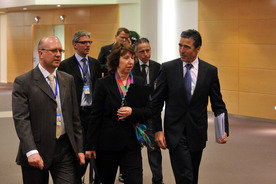 100525a-003 - Bilateral meeting between NATO Secretary General, Anders Fogh Rasmussen and EU High Representative for Foreign Affairs and Security Policy, Baroness Catherine Ashton