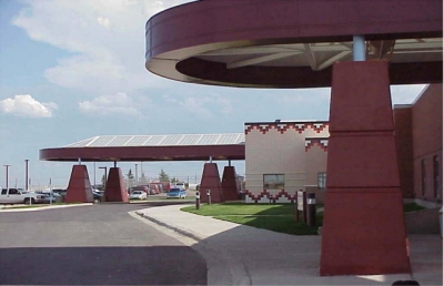 outside of Blackfeet Hospital