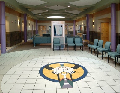 inside of the Blackfeet SU Hospital