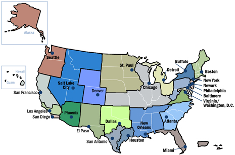 DRO Field Offices Map