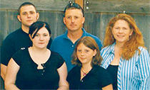 The Gallagher family’s last full family photo, taken in October 2005. Courtesy of the Gallagher family