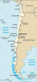 Map of Chile