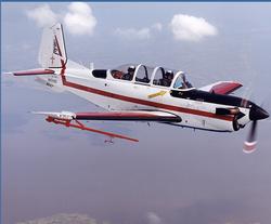 T-34 Turbomentor conducting flight training.