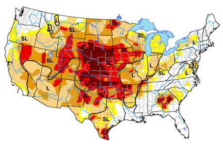 U.S. Drought Monitor Update for October 2, 2012