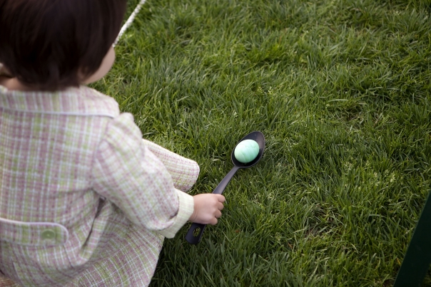 Rolling Her Egg