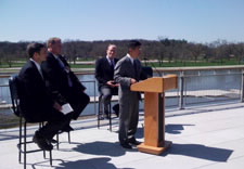 Secretary Locke at podium