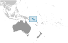 Location of Solomon Islands