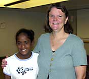 June Freeman and daughter Anjou