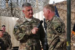 Sergeant Major of the Army visits soldiers in Afghan hotspot