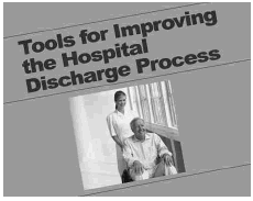 Cover of the publication, 'Tools for Improving the Hospital Discharge Process.'