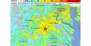 August 23, 2011 USGS Community Internet Intensity Map