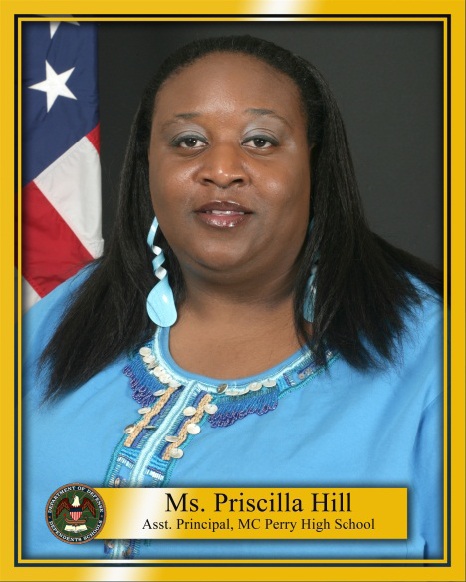 Asst. Principal, Priscilla Hill
