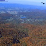 view of the Shenandoah Valley from a USGS camera placed on Stony Man Mountain in the Shenandoah National Park to record forest leaf color and condition through time.