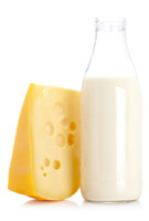 Milk and cheese