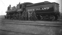 Rock Island locomotive 627, photograph by William Edward Hook