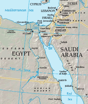 Map Of Suez