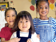 Children in child care center