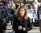 Carolyn Presutti covers Obamacare demonstrations outside the U.S. Supreme Court on the opening day of oral arguments.