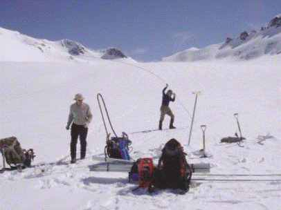 Mass balance measurements on South Cascades glacier, Washington provide evidence for glacier response to climate variability and change.