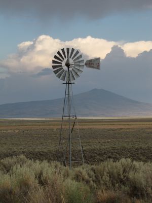 A windmill at Observation Peak