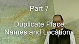 Alaska VFR Routes Part 7, Alaska Duplicate Place Names and Locations