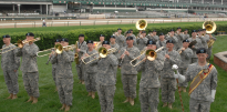 Army band at the Kentucky Derby