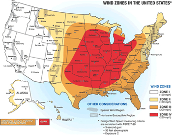 wind zone map