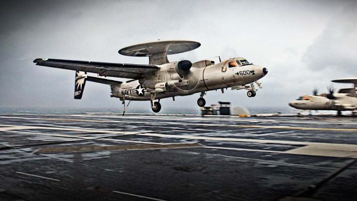 An E-2C Hawkeye