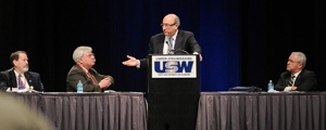 OSHA Assistant Secretary David Michaels addresses the United Steelworkers Convention