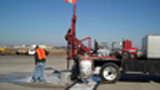 Video of MCO airport RWSL construction (core drill)