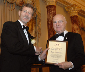 Image of Dr. Attila Molnar and Chairman Beering