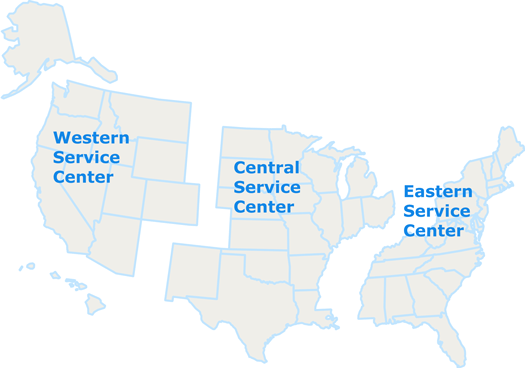 ATO Service Center Map