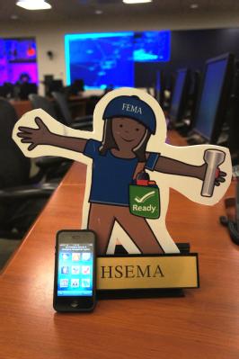  Washington, D.C., Sep. 28, 2012 -- Flat Stella at the Washington, D.C. Homeland Security and Emergency Management Agency (D.C. HSEMA). 