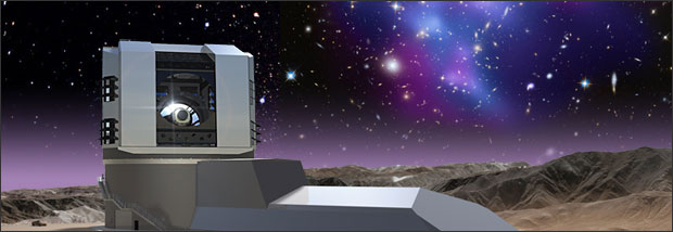 rendering of the LSST site in Chile